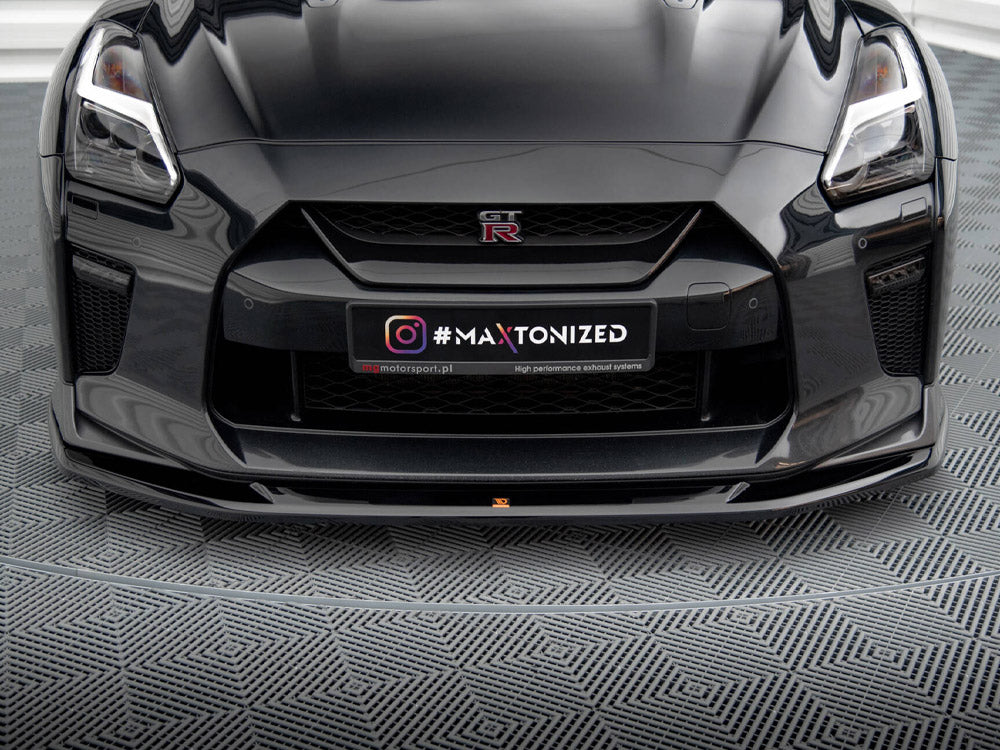 Maxton Design Front Splitter V.1 Nissan GTR R35 2nd Facelift - NI-GTR-4F3-FD1G - Image 4