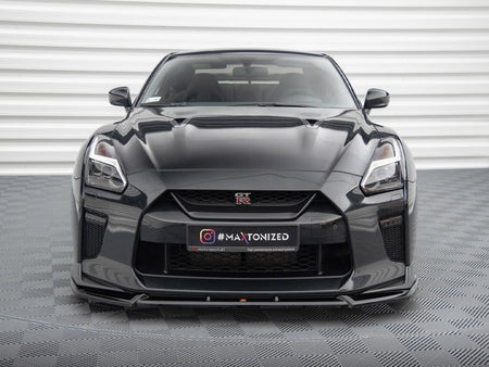 Maxton Design Front Splitter V.2 Nissan GTR R35 2nd Facelift - NI-GTR-4F3-FD2G - Image 2