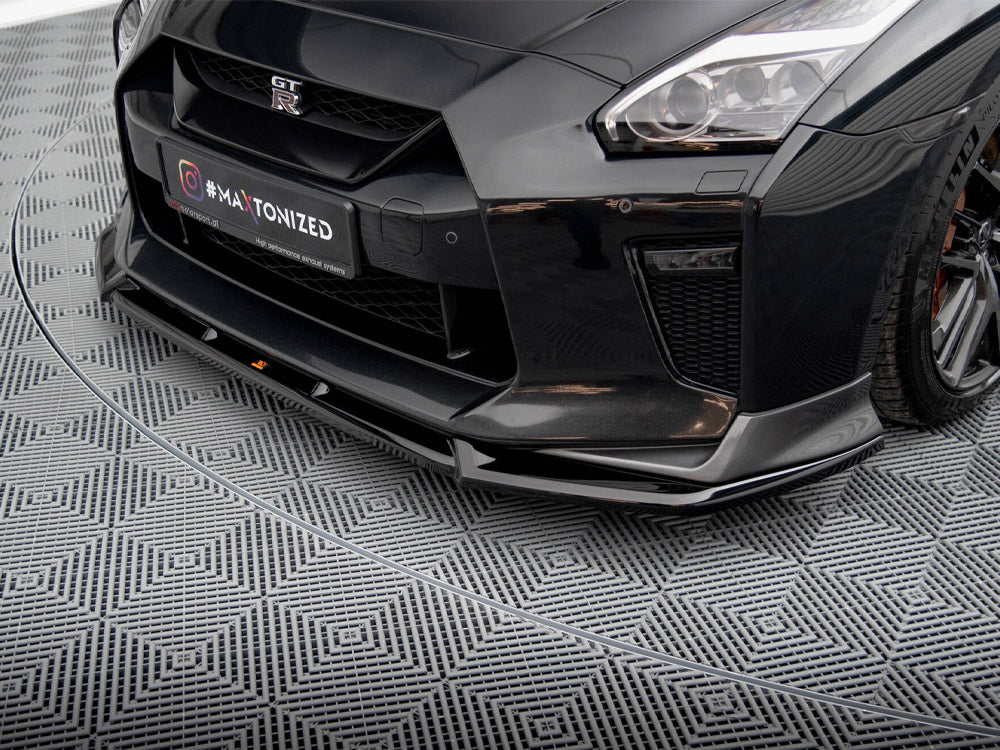 Maxton Design Front Splitter V.2 Nissan GTR R35 2nd Facelift - NI-GTR-4F3-FD2G - Image 3
