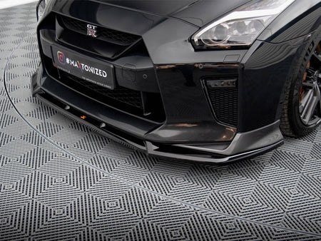 Maxton Design Front Splitter V.2 Nissan GTR R35 2nd Facelift - NI-GTR-4F3-FD2G - Image 3