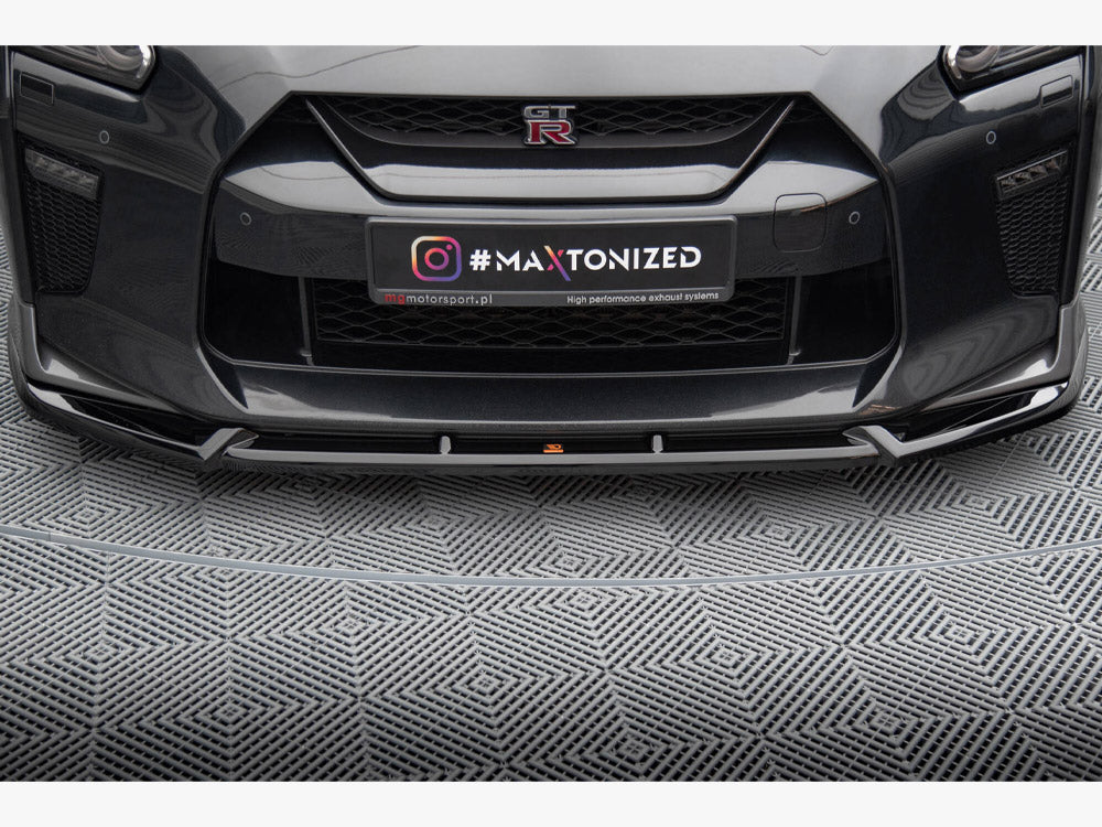 Maxton Design Front Splitter V.2 Nissan GTR R35 2nd Facelift - NI-GTR-4F3-FD2G - Image 4