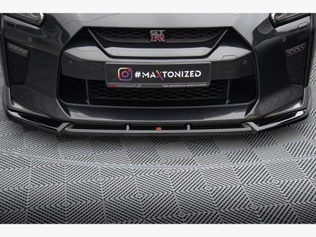 Maxton Design Front Splitter V.2 Nissan GTR R35 2nd Facelift - NI-GTR-4F3-FD2G - Image 4