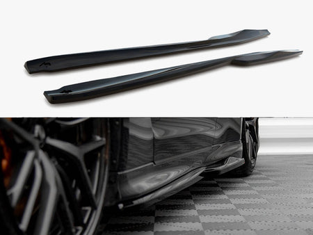 Maxton Design Side Skirts Diffusers Nissan GTR R35 2nd Facelift - NI-GTR-4F3-SD1G - Image 1