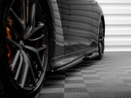 Maxton Design Side Skirts Diffusers Nissan GTR R35 2nd Facelift - NI-GTR-4F3-SD1G - Image 2