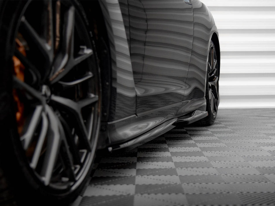 Maxton Design Side Skirts Diffusers Nissan GTR R35 2nd Facelift - NI-GTR-4F3-SD1G - Image 2