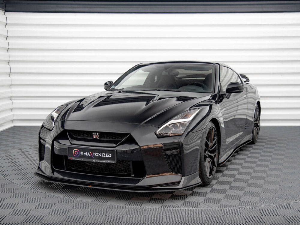 Maxton Design Street PRO Front Splitter Nissan GTR R35 2nd Facelift - NIGTR4F3CNC-FD1B - Image 2