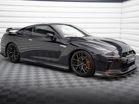 Maxton Design Street PRO Side Skirts Diffusers Nissan GTR R35 2nd Facelift - NIGTR4F3CNC-SD1B - Image 2
