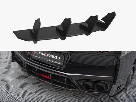 Maxton Design Street PRO Rear Diffuser Nissan GTR R35 2nd Facelift - NIGTR4F3CNC-RS1B - Image 1