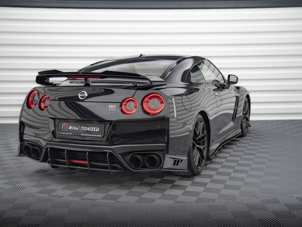 Maxton Design Street PRO Rear Diffuser Nissan GTR R35 2nd Facelift - NIGTR4F3CNC-RS1B - Image 2
