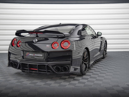 Maxton Design Street PRO Rear Diffuser Nissan GTR R35 2nd Facelift - NIGTR4F3CNC-RS1B - Image 2