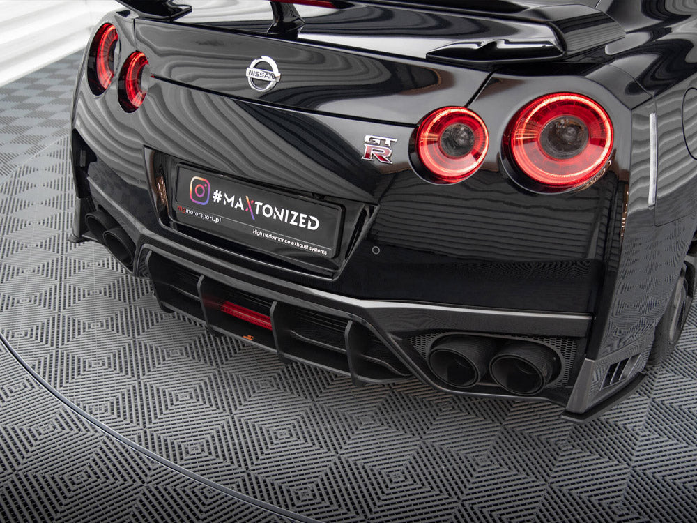 Maxton Design Street PRO Rear Diffuser Nissan GTR R35 2nd Facelift - NIGTR4F3CNC-RS1B - Image 3