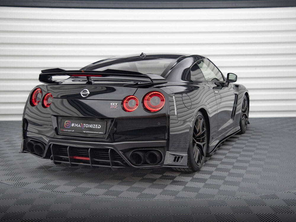 Maxton Design Street Pro Rear Side Splitters Nissan GTR R35 2nd Facelift - NIGTR4F3CNC-RSD1B - Image 2