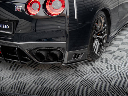 Maxton Design Street Pro Rear Side Splitters Nissan GTR R35 2nd Facelift - NIGTR4F3CNC-RSD1B - Image 3