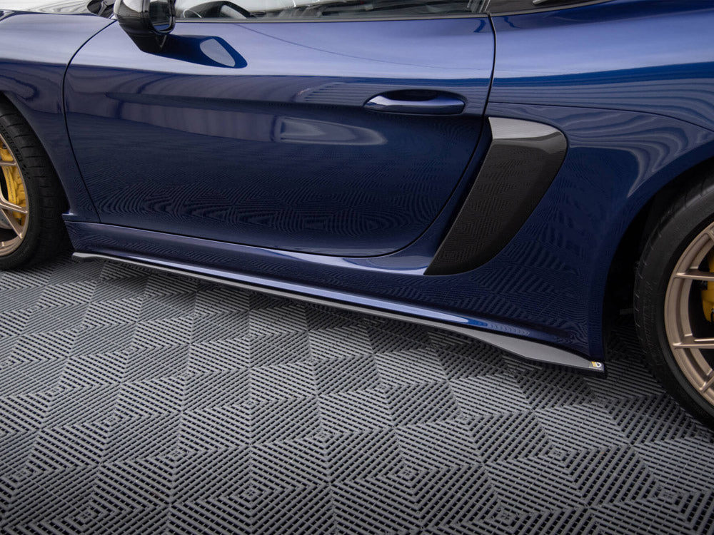 Maxton Design Side Skirts Diffusers Porsche 718 Cayman GT4 RS 982c - PO-CA-718-GT4-RS-SD1G - Image 4