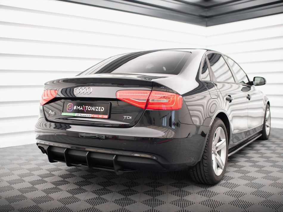 Maxton Design Street PRO Rear Diffuser Audi A4 B8 Facelift - AUA4B8FCNC-RS1B - Image 2