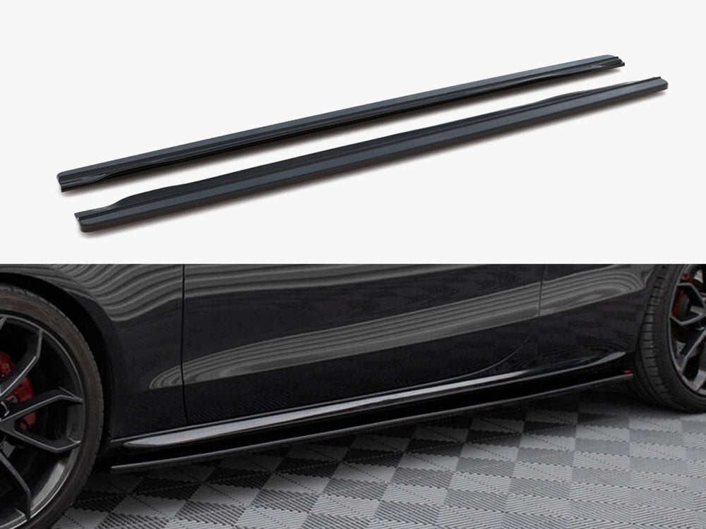 Maxton Design Side Skirts Diffusers Audi S5 / A5 / A5 S-line 8T / 8T FL - AU-A5-SLINE-SD1G - Image 1