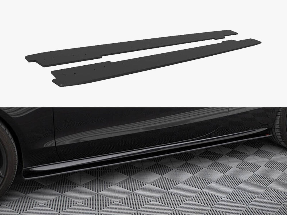 Maxton Design Street PRO Side Skirts Diffusers Audi A5 / A5 S-Line / S5 Coupe / Cabrio 8T / 8T Facelift - AUS51CNC-SD1B - Image 1