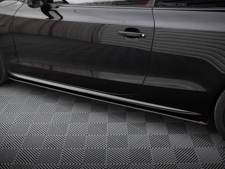 Maxton Design Street PRO Side Skirts Diffusers Audi A5 / A5 S-Line / S5 Coupe / Cabrio 8T / 8T Facelift - AUS51CNC-SD1B - Image 4