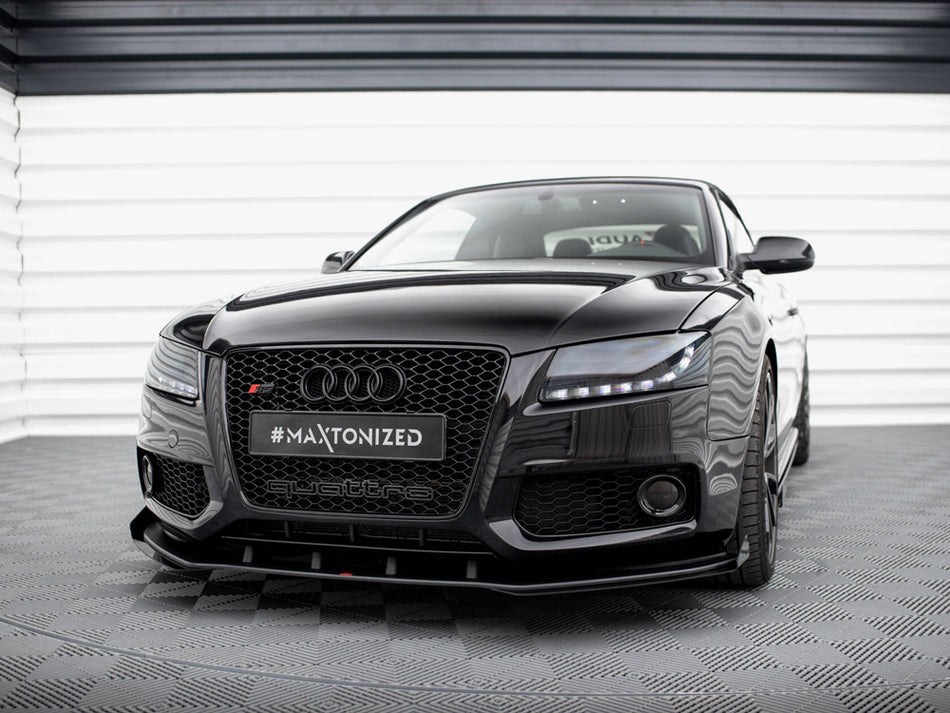 Maxton Design Street PRO Front Splitter + Flaps Audi S5 / A5 S-Line 8T - AUS51CNC-FD1B+FSF1G - Image 2