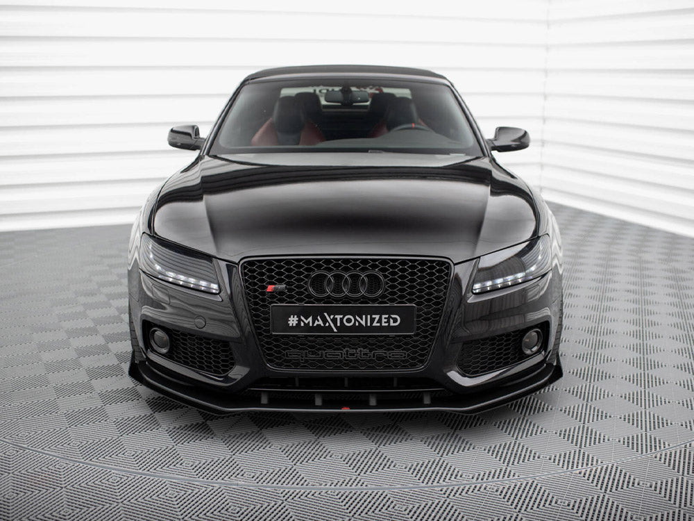 Maxton Design Street PRO Front Splitter + Flaps Audi S5 / A5 S-Line 8T - AUS51CNC-FD1B+FSF1G - Image 3