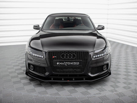 Maxton Design Street PRO Front Splitter + Flaps Audi S5 / A5 S-Line 8T - AUS51CNC-FD1B+FSF1G - Image 3
