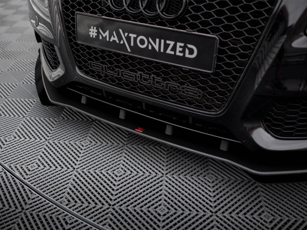 Maxton Design Street PRO Front Splitter + Flaps Audi S5 / A5 S-Line 8T - AUS51CNC-FD1B+FSF1G - Image 4
