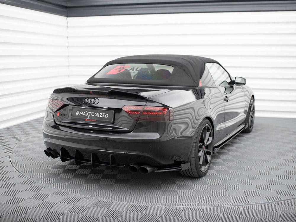 Maxton Design Street Pro Rear Side Splitters + Flaps Audi S5 / A5 S-Line Coupe / Cabrio 8T - AUS51CNC-RSD1B+RSF1G - Image 2