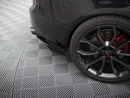 Maxton Design Street Pro Rear Side Splitters + Flaps Audi S5 / A5 S-Line Coupe / Cabrio 8T - AUS51CNC-RSD1B+RSF1G - Image 4