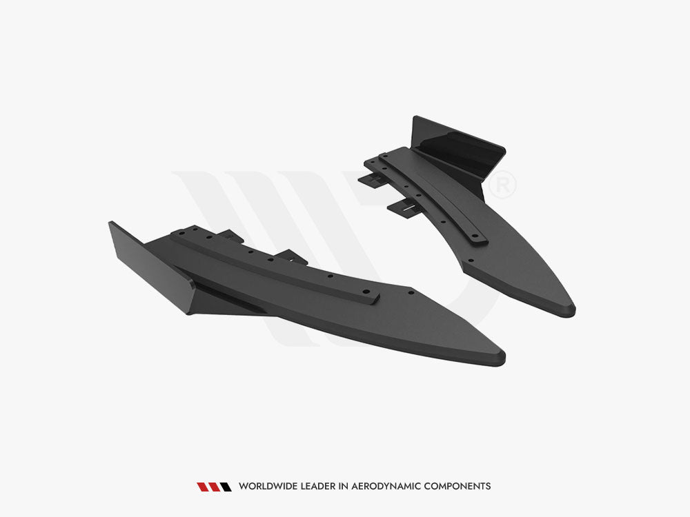 Maxton Design Street Pro Rear Side Splitters + Flaps Audi S5 / A5 S-Line Coupe / Cabrio 8T - AUS51CNC-RSD1B+RSF1G - Image 5