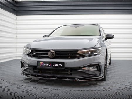 Maxton Design Front Splitter V.1 Volkswagen Passat R-Line B8 Facelift - VW-PA-B8F-RLINE-FD1G - Image 2