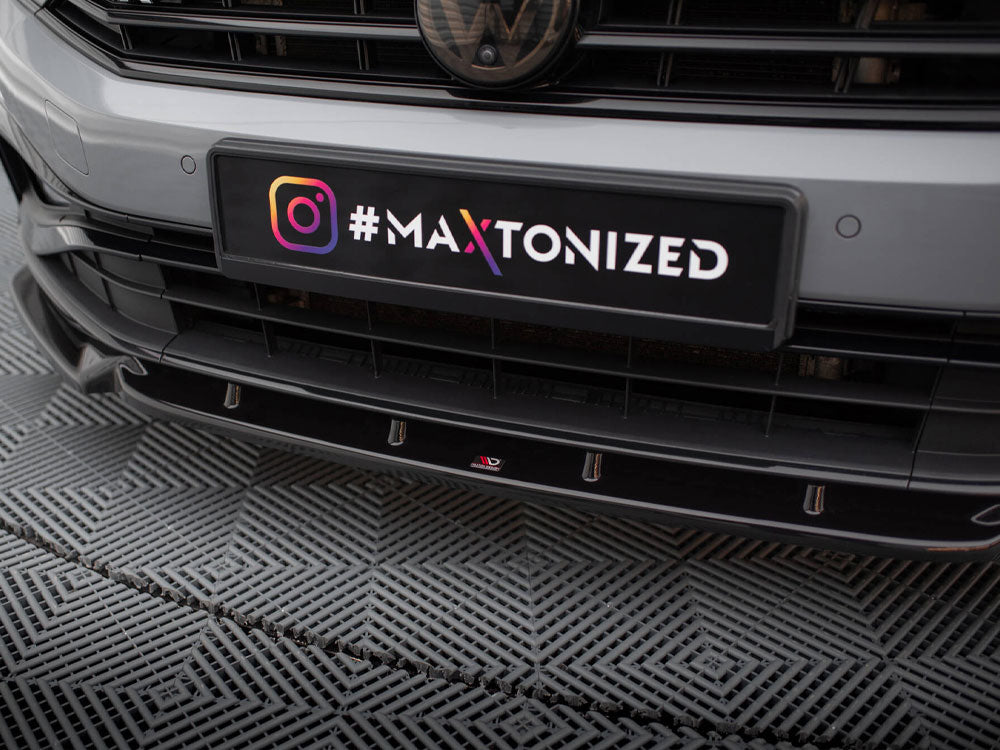 Maxton Design Front Splitter V.1 Volkswagen Passat R-Line B8 Facelift - VW-PA-B8F-RLINE-FD1G - Image 4