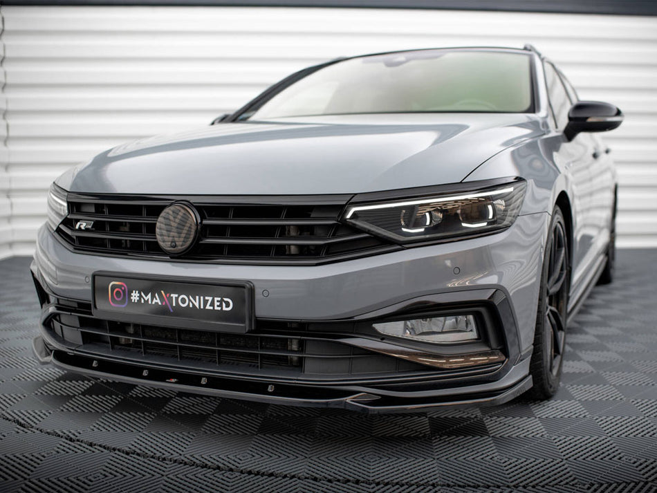 Maxton Design Front Splitter V.2 Volkswagen Passat R-Line B8 Facelift - VW-PA-B8F-RLINE-FD2G - Image 2