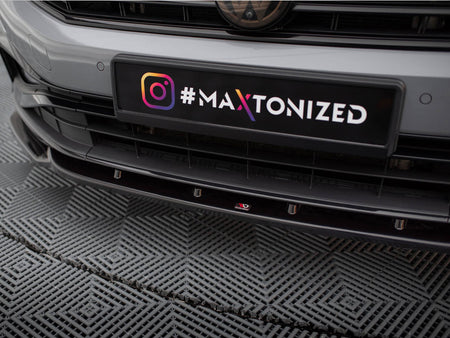 Maxton Design Front Splitter V.2 Volkswagen Passat R-Line B8 Facelift - VW-PA-B8F-RLINE-FD2G - Image 4