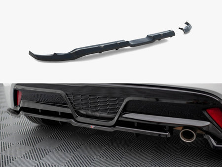 Maxton Design Rear Splitter (Vertical Bars) Toyota Yaris GR Sport Mk4 - TO-YA-4-GRSPORT-RSD1G+RD1G - Image 1