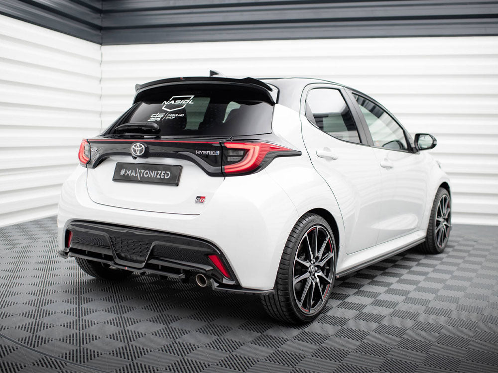 Maxton Design Rear Splitter (Vertical Bars) Toyota Yaris GR Sport Mk4 - TO-YA-4-GRSPORT-RSD1G+RD1G - Image 3