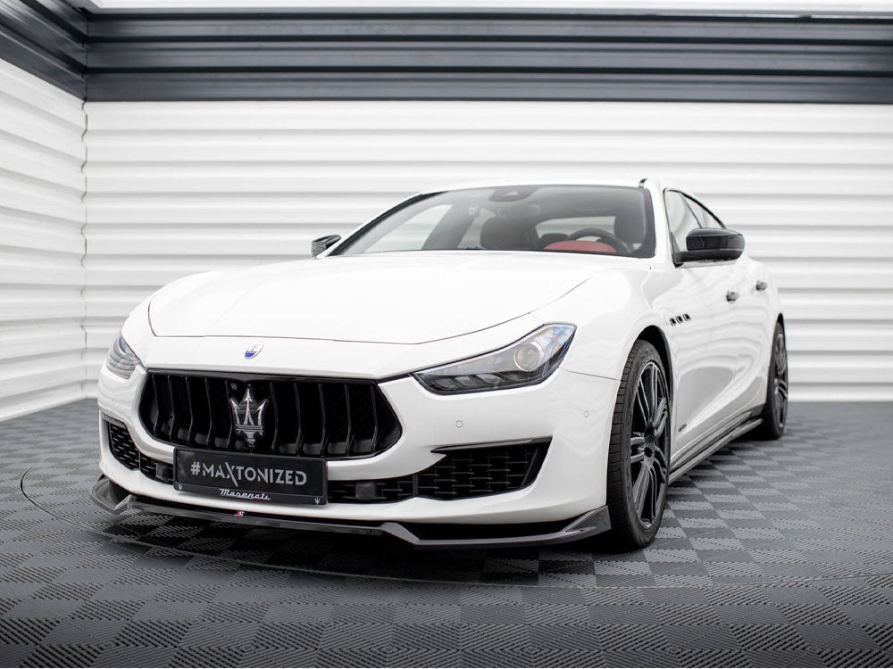 Maxton Design Front Splitter V.1 Maserati Ghibli Mk3 Facelift - MA-GH-1F-FD1G - Image 2
