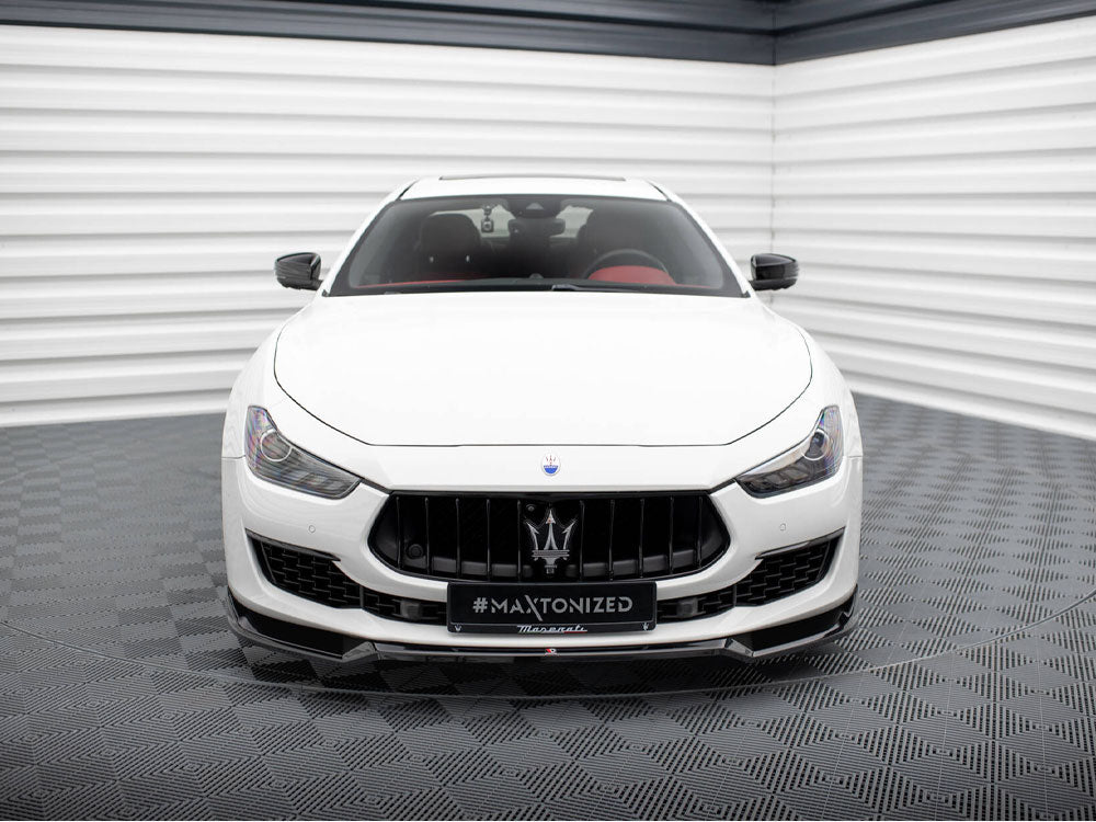 Maxton Design Front Splitter V.1 Maserati Ghibli Mk3 Facelift - MA-GH-1F-FD1G - Image 3