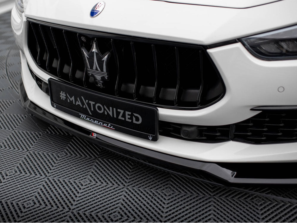 Maxton Design Front Splitter V.1 Maserati Ghibli Mk3 Facelift - MA-GH-1F-FD1G - Image 4