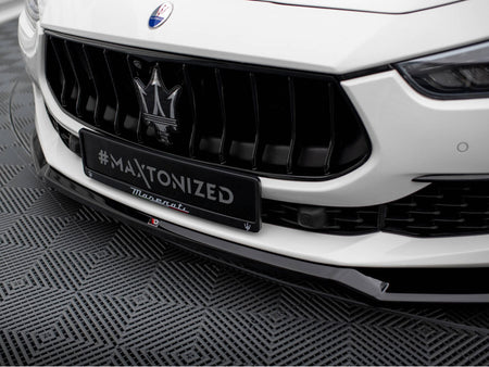 Maxton Design Front Splitter V.1 Maserati Ghibli Mk3 Facelift - MA-GH-1F-FD1G - Image 4