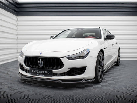 Maxton Design Front Splitter V.2 Maserati Ghibli Mk3 Facelift - MA-GH-1F-FD2G - Image 2