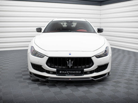 Maxton Design Front Splitter V.2 Maserati Ghibli Mk3 Facelift - MA-GH-1F-FD2G - Image 3