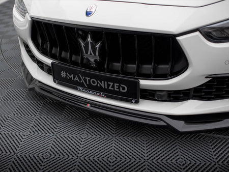 Maxton Design Front Splitter V.2 Maserati Ghibli Mk3 Facelift - MA-GH-1F-FD2G - Image 4