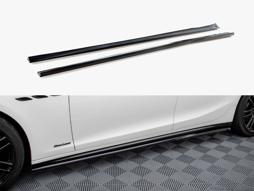 Maxton Design Side Skirts Diffusers Maserati Ghibli Mk3 Facelift - MA-GH-1F-SD1G - Image 1