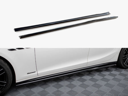 Maxton Design Side Skirts Diffusers Maserati Ghibli Mk3 Facelift - MA-GH-1F-SD1G - Image 1