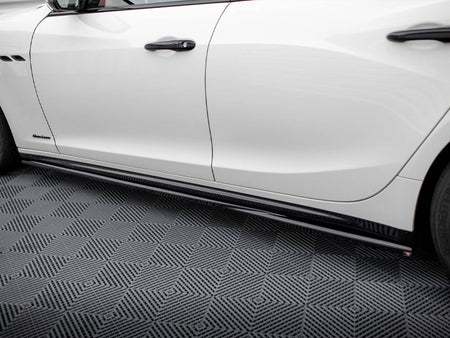 Maxton Design Side Skirts Diffusers Maserati Ghibli Mk3 Facelift - MA-GH-1F-SD1G - Image 4