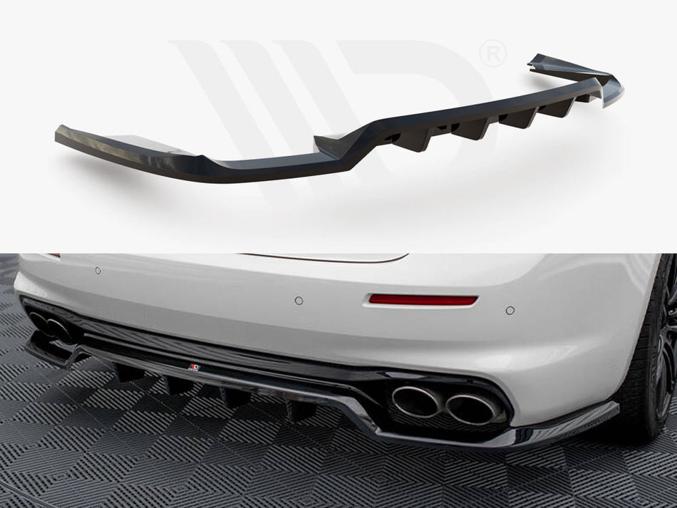 MAXTON DESIGN Rear Splitter (Vertical Bars) Maserati Ghibli Mk3 Facelift