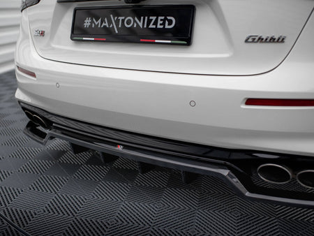 Maxton Design Rear Splitter (Vertical Bars) Maserati Ghibli Mk3 Facelift - MA-GH-1F-RD1G+RD2G - Image 5