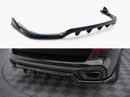 Central Rear Splitter (Vertical Bars) BMW X5 M-Sport G05