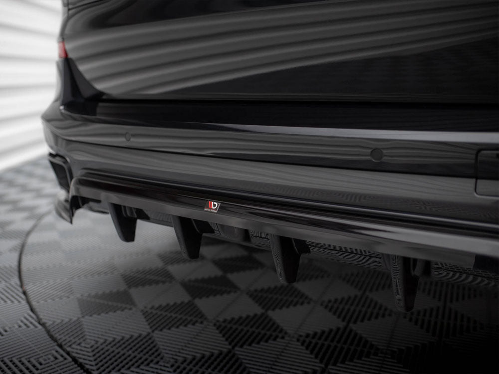 Maxton Design Central Rear Splitter (Vertical Bars) BMW X5 M-Sport G05 - BM-X5-05-MPACK-RD2G+RD3G - Image 4