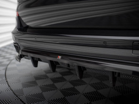 Maxton Design Central Rear Splitter (Vertical Bars) BMW X5 M-Sport G05 - BM-X5-05-MPACK-RD2G+RD3G - Image 4